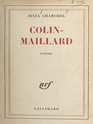 cover image of Colin-maillard